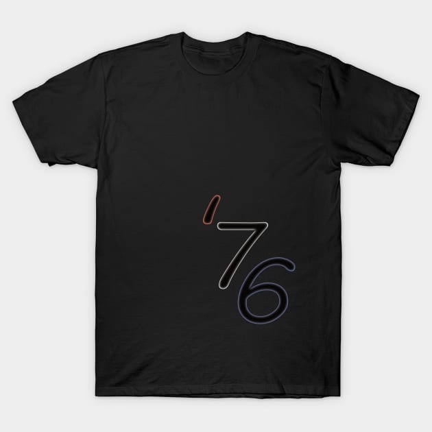 Neon 1776 T-Shirt by ATG Designs